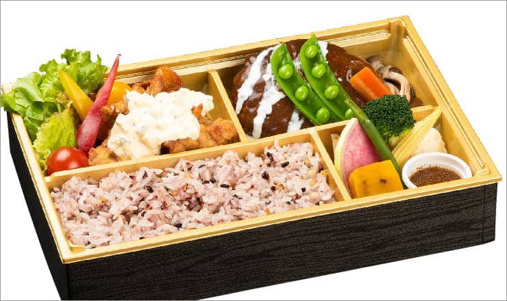 煮込みハンバーグ＆チキン南蛮弁当